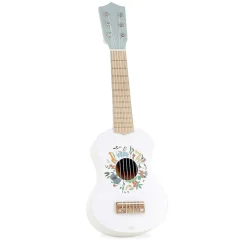 Guitare pour enfant en bois blanc les animaux du monde - sarah betz