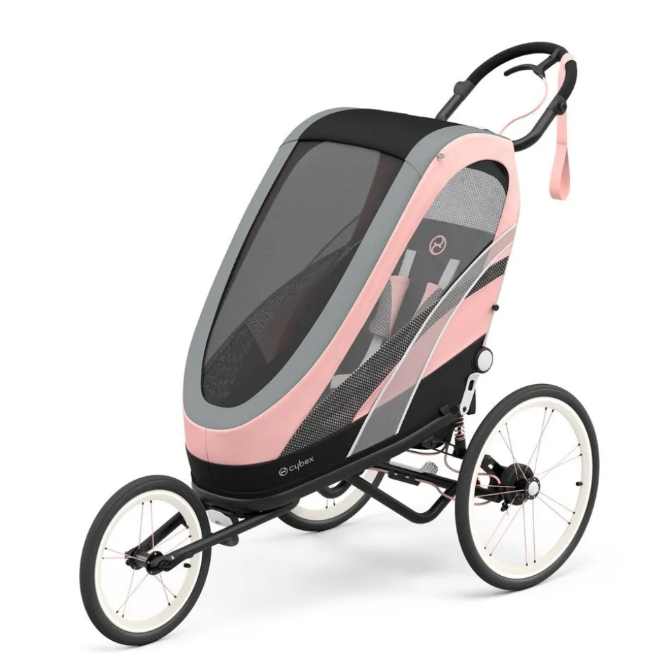 Habillage de siège poussette zeno rose