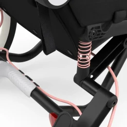 Habillage de siège poussette zeno rose