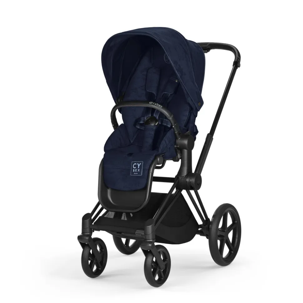 Habillage de siège priam 4 et e-priam 2 rebellious luxury denim blue