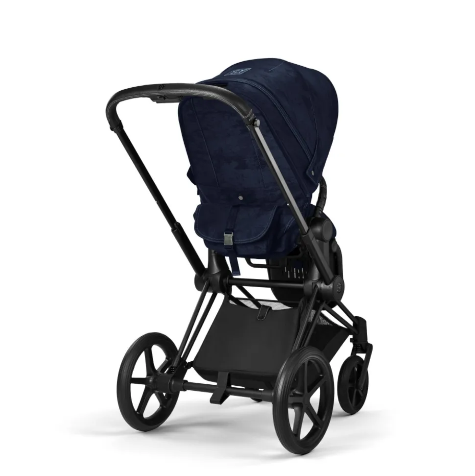 Habillage de siège priam 4 et e-priam 2 rebellious luxury denim blue