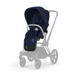 Habillage de siège priam 4 et e-priam 2 rebellious luxury denim blue