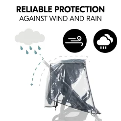 Habillage pluie pour poussette 4 roues