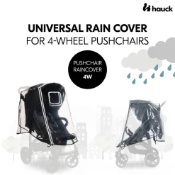 Habillage pluie pour poussette 4 roues