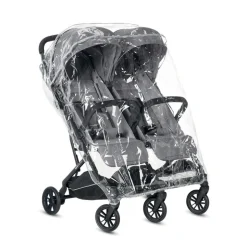 Habillage pluie pour poussette double twin sketch