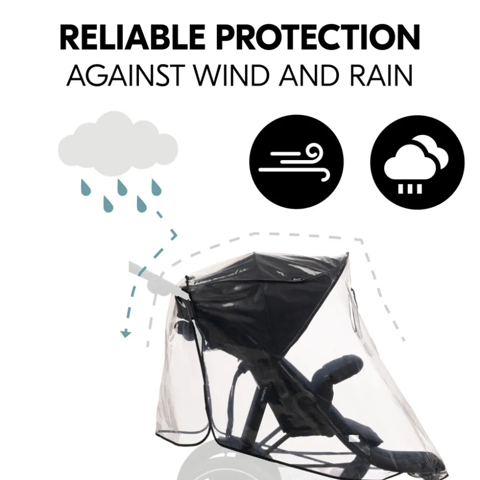 Habillage pluie pour poussette 3 roues