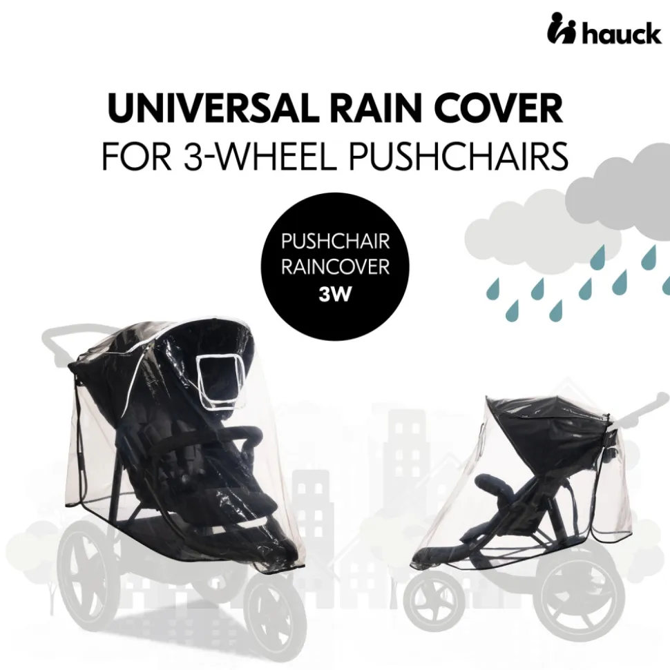 Habillage pluie pour poussette 3 roues
