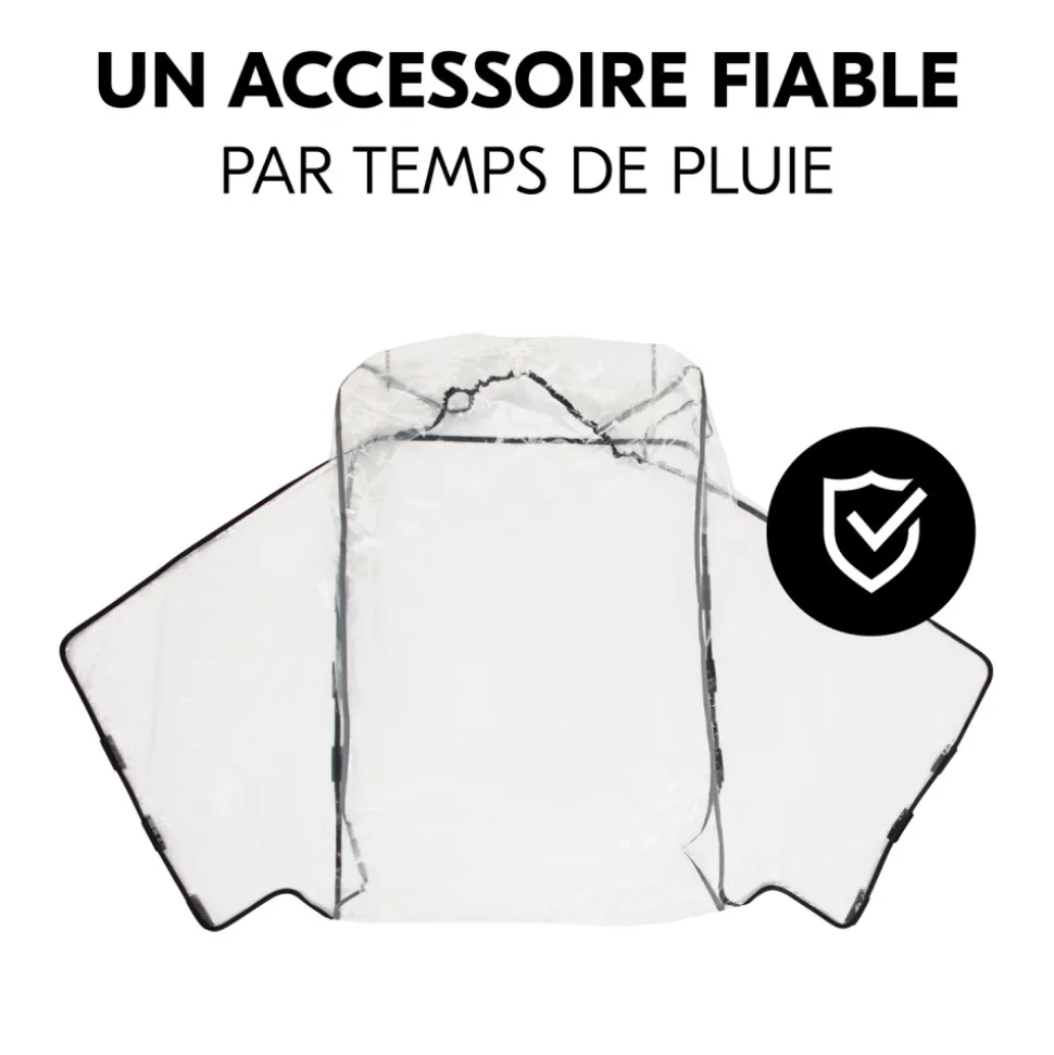 Habillage pluie pour remorque à vélo bike n walk
