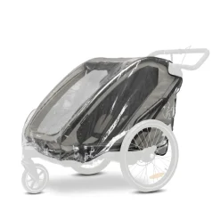 Habillage pluie pour remorque à vélo bike n walk