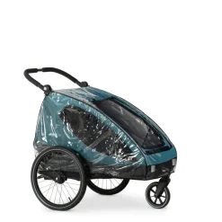 Habillage pluie remorque de vélo dryk duo