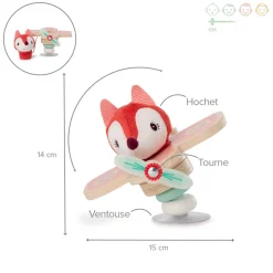 Hochet alice en avion swing