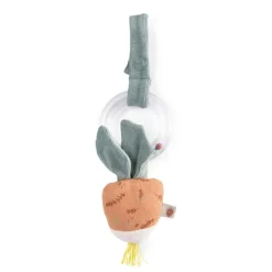 Hochet anneau billes radis trois petits lapins