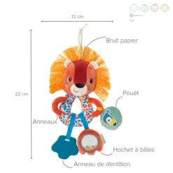 Hochet anneaux multi activités jack
