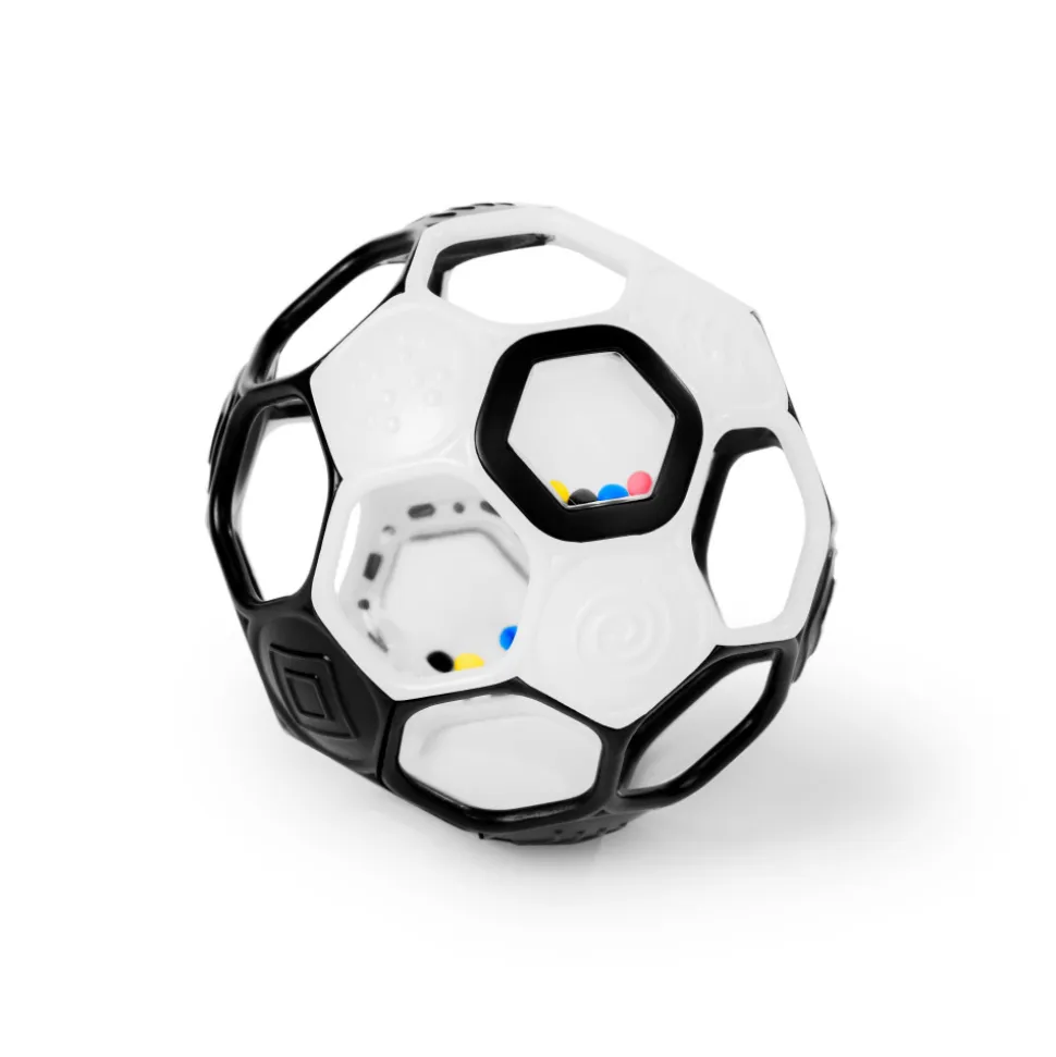 Hochet ballon de foot - noir/blanc