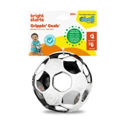 Hochet ballon de foot - noir/blanc