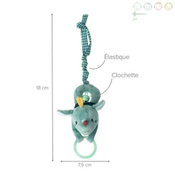 Hochet bébé clochette joe
