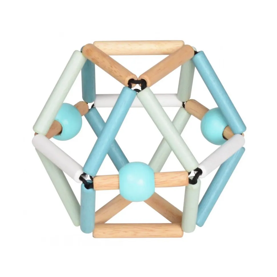 Hochet en bois blue snow grabber