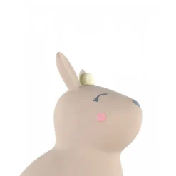 Hochet lapin beige
