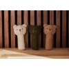 Hochet ours bouclette teddy bear biscuit