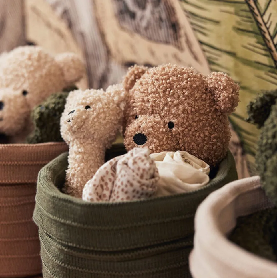 Hochet ours bouclette teddy bear biscuit