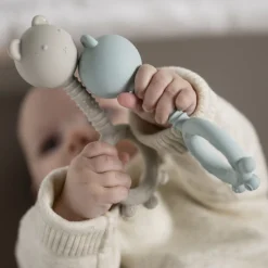 Hochet ours en silicone argile