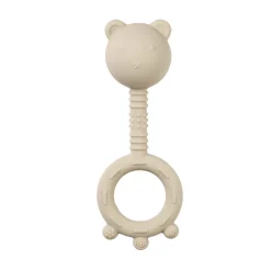 Hochet ours en silicone argile