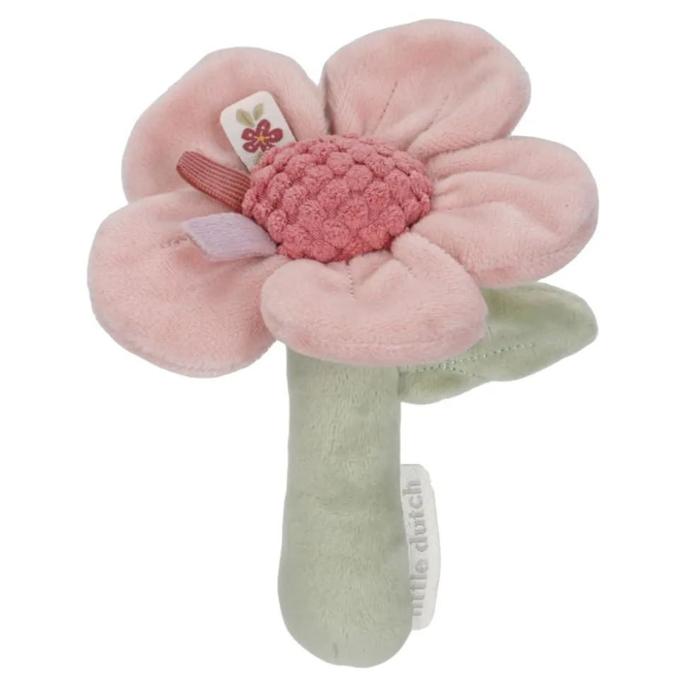 Hochet peluche fleur - fairy garden
