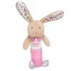 Hochet pouet lapin poupi rose