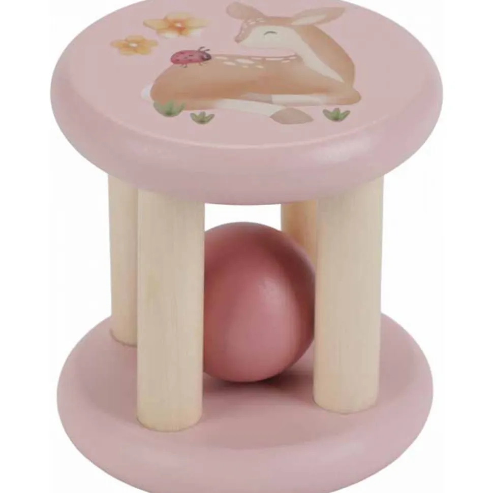 Hochet roulant en bois fsc - fairy garden