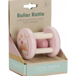 Hochet roulant en bois fsc - fairy garden