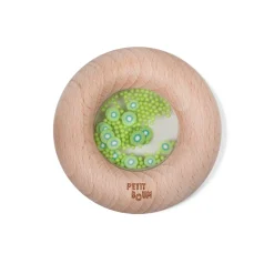 Hochet sensoriel bébé donut en bois kiwis