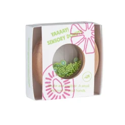 Hochet sensoriel bébé donut en bois kiwis