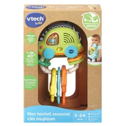 Hochet sensoriel clés magiques