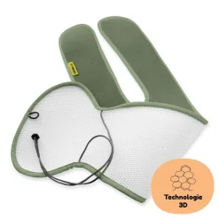 Housse confort air layer pour siège auto enfant avec jambes moss