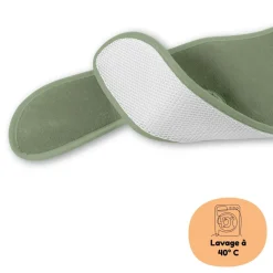 Housse confort air layer pour siège auto enfant avec jambes moss