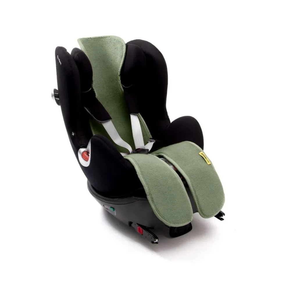 Housse confort air layer pour siège auto enfant avec jambes moss