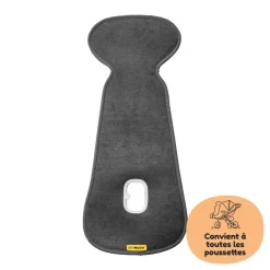 Housse confort air layer pour poussette anthracite