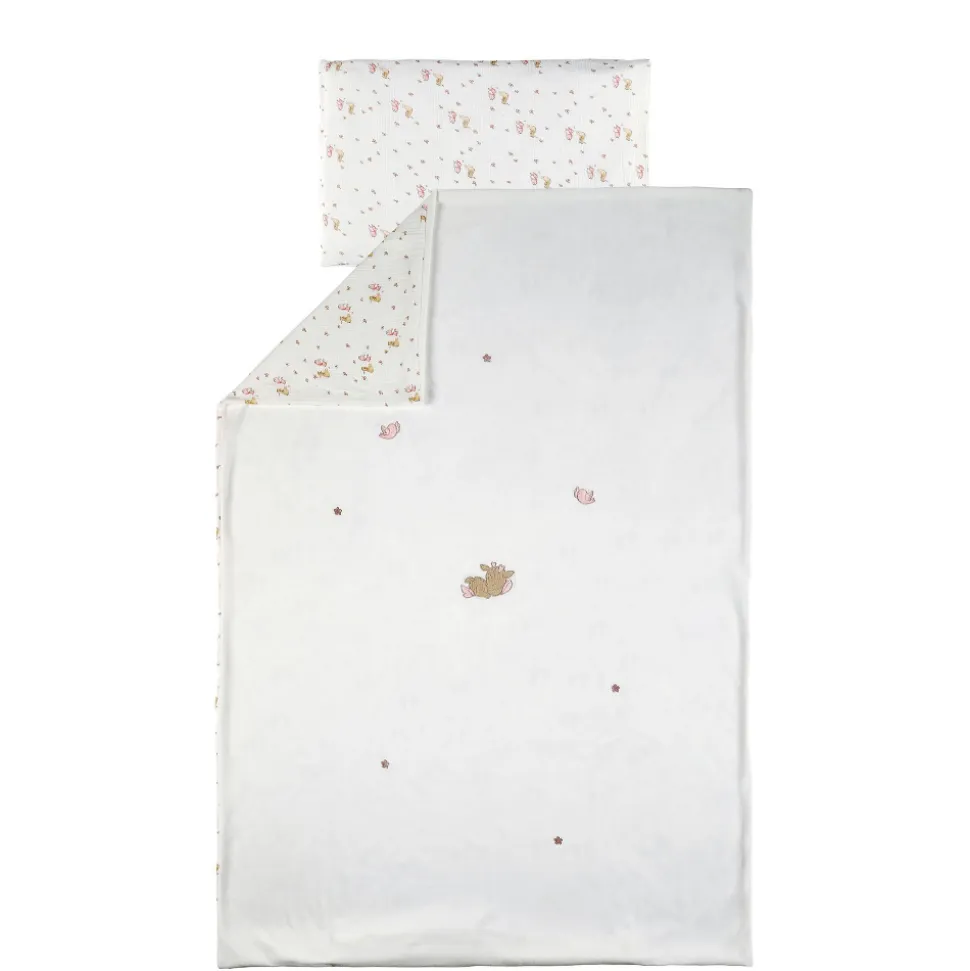 Housse de couette avec taie 100x140cm velours fanfan