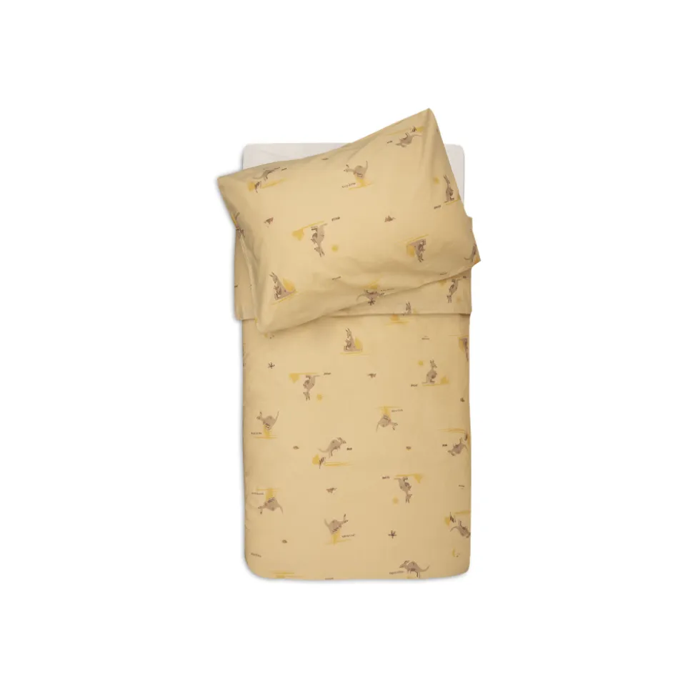 Housse de couette et taie 120 x 150 cm kangaroots