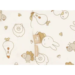 Housse de couette et taie 100x140 cm miffy family farm