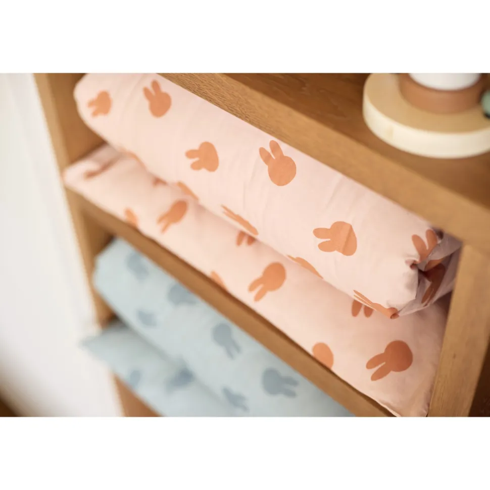 Housse de couette et taie 100x140 cm miffy shadow wild rose
