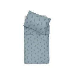 Housse de couette et taie 100x140 cm miffy shadow sea green