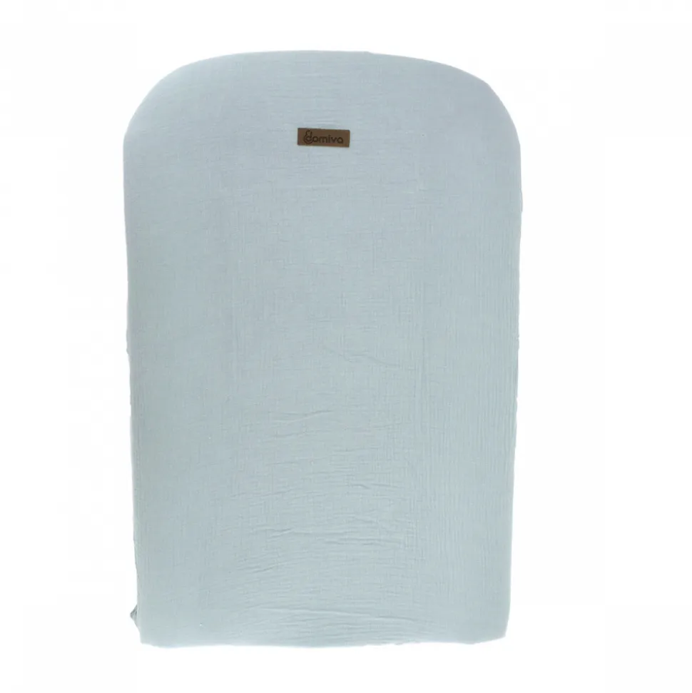 Housse de matelas à langer bleu vintage