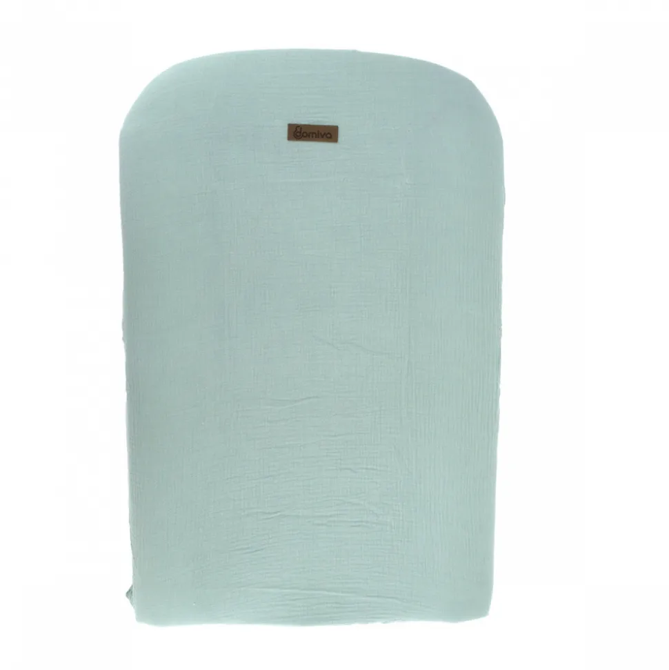 Housse de matelas à langer céladon