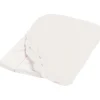 Housse de matelas à langer éponge 50 x 75 cm blanc