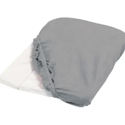Housse de matelas à langer éponge 50 x 75 cm gris