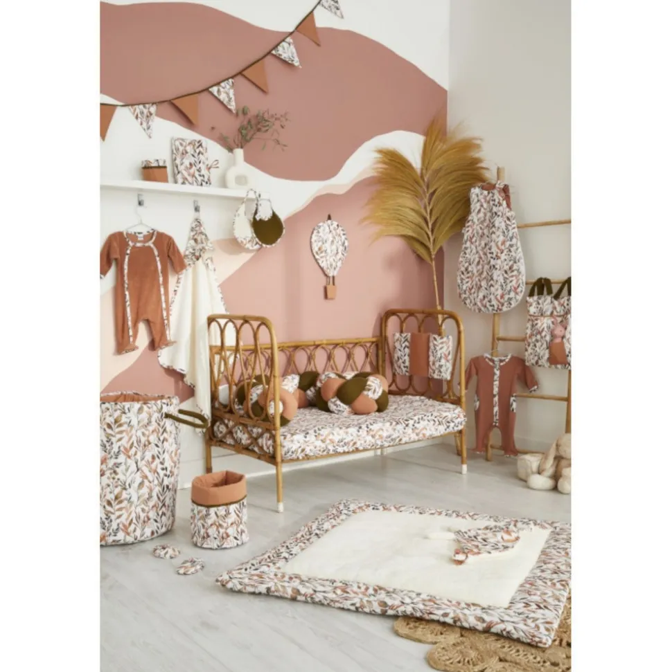 Housse de matelas à langer 60 x 80 cm - caramel forest