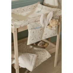 Housse de matelas à langer 60 x 80 cm - jardin enchanté