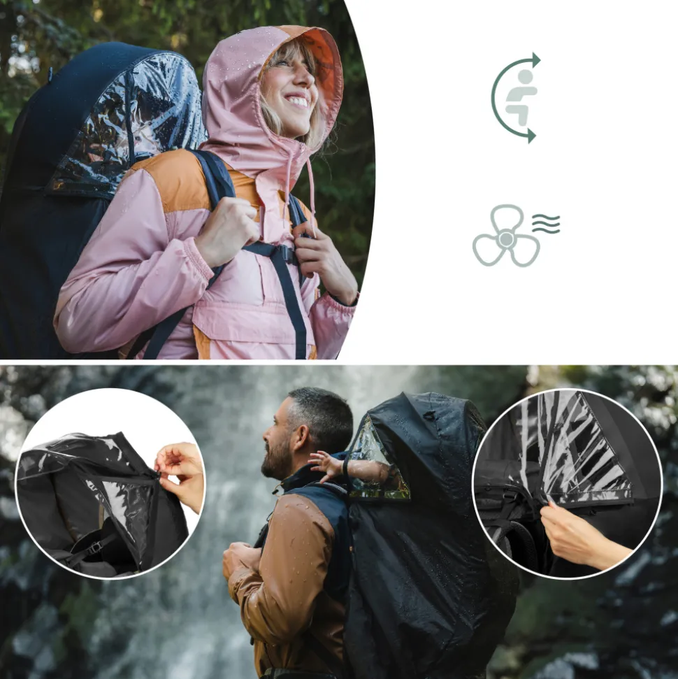 Housse de pluie porte bébé moov & hike