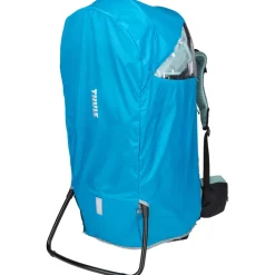 Housse imperméable bleue pour porte bébé sapling